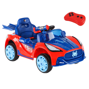 $98, Dynacraft Spider-Man 6V Super Car, Battery Powered Ride-on with Lights and Sounds, Walmart