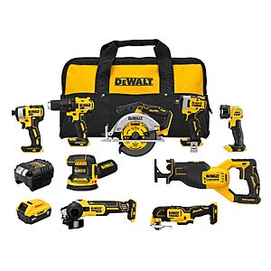 9-Piece DEWALT 20V MAX 5Ah, Brushless Power Tools w/ Battery & Charger (DCK921P1) $749.00 + Free Shipping