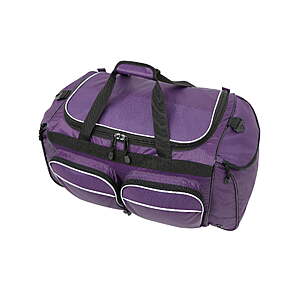$17: Protege 28-inch Jumbo Sport Travel Duffel Bag with Bonus Packing Cube, Purple at Walmart.com