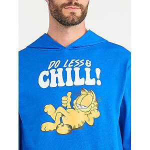 Garfield Men's and Big Men's Graphic Hoodie with Long Sleeves, Sizes XS-5XL