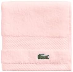 [YMMV, AC] $4.49 | Lacoste Heritage 100% Supima Cotton Wash Cloth 13" x 13", Light Pink at Amazon