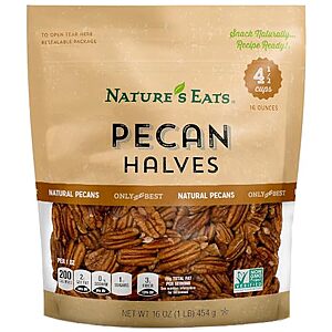 [AC] $7.23* | 16-Oz Nature's Eats Pecan Halves at Amazon