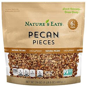 [AC] $6.99 | 24-Oz Nature's Eats Pecan Pieces at Amazon