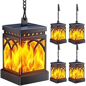 [AC] $17.99* | 4-Pk KOOPER Outdoor Waterproof Solar Lanterns at Amazon