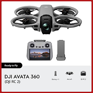 DJI Avata 360 RC2 Drone 8K 360° Camera O4+ FHD Video Transmission $583 + Free S/H