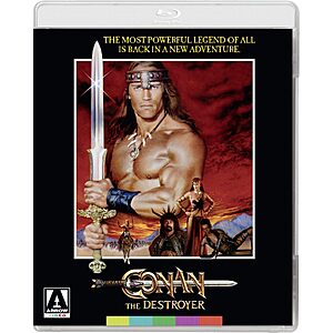 Conan the Destroyer Blu-ray Limited Edition Arrow $17 Amazon.com