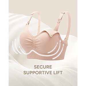 Stelle Nursing Bras Maternity Bralette Seamless for Breastfeeding 3Pack $8.39