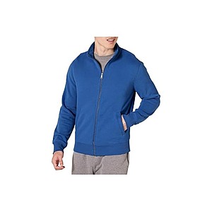 Amazon Essentials Men's Full-Zip Fleece Mock Neck Sweatshirt (Blue, Sizes: M-XXL) $7.99 + Free Shipping w/ Prime