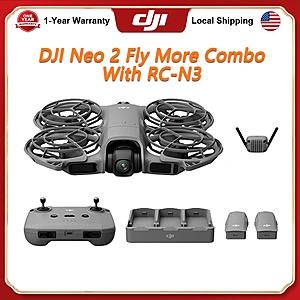 DJI Neo 2 Fly More Combo with RC-N3 Remote 4K Drone 3x Batteries $348 + Free Shipping