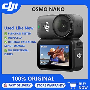 Refurb: DJI Osmo Nano Action Camera Standard Combo 64GB $193 / 128G $205  + Free Shipping
