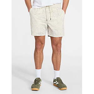 No Boundaries Men's Flat Front Shorts, 6 in Inseam, Most Sizes - $4.10