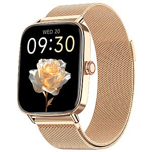 Smart Watch for Women, Health and Fitness Watch for iPhone/Android, Make Call and Message Notice, 24/7 Heart Rate/Sleep/SpO2 Tracker, 1.85" HD