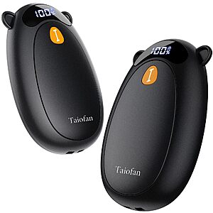 Amazon – Taiofan Rechargeable Bear Hand Warmers, 2-Pack - $9.99 w/ Code
