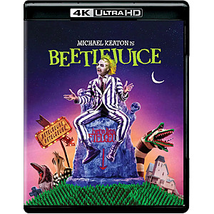 Beetlejuice (4K UHD + Blu-ray) $14.99 + Free Store Pickup at Best Buy