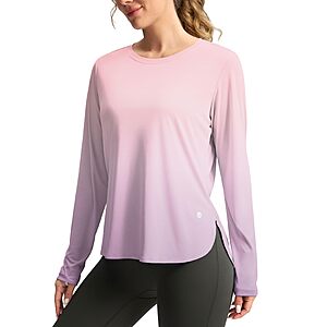 Amazon – G Gradual Women's UPF 50+ Long-Sleeve Workout Top - $7.99 w/ Code