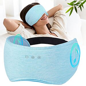 [Prime] ZHENYEMEI Bluetooth 5.4 Sleep Mask Headphones w/ HD Speakers & Microphone (Various) $9.97 + Free Shipping