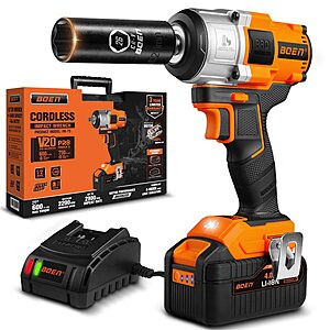 Amazon – boen 1/2-Inch Cordless Impact Wrench - $47.99–$77.99 w/ Code