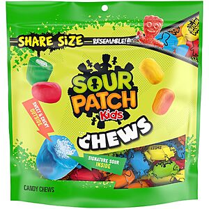 8.12-Oz Sour Patch Kids Chews Soft & Chewy Candy (Share Size) $3 + Free Shipping w/ Prime or on $35+