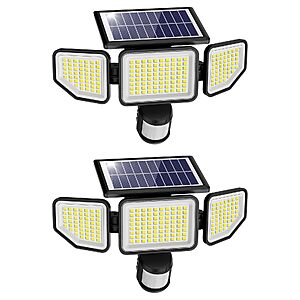 Amazon – Onforu 4500LM Solar Security Lights - $16.89 w/ Code