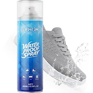 LEHOM 15.55 OZ Shoe Protector Spray, Rain & Stain Nano Repellent for Sneakers $9.59 AC