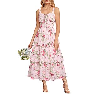 Amazon – Scarlet Darkness Floral Corset Dress - $23.50 w/ Code