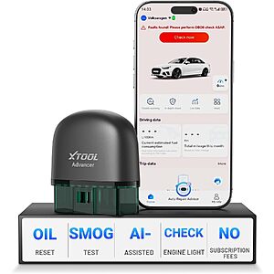 XTOOL AD20 Pro OBD2 Scanner - Full System Car Diagnostic Scan Tool $24.59 AC