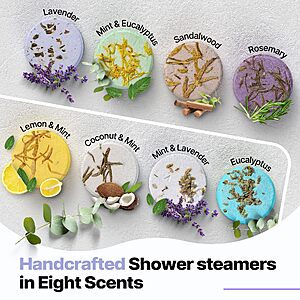 Amazon – SWCANDY Shower Steamers, 8-Pack - $2.99 w/ Code