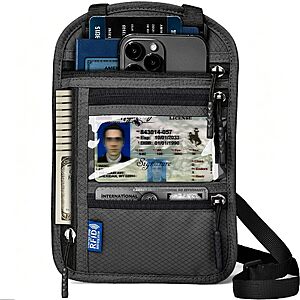 Amazon – Covexo RFID Travel Neck Wallet - $7.49 w/ Code