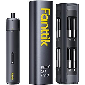 Fanttik S1 Pro 220 RPM Electric Screwdriver w/ 16-Piece S2 Bit Set & Magnetic Case $34.99 + Free Shipping w/ Prime or on $35+