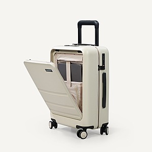 FlexiSpot 20" Carry-On Hardside Luggage with Front Laptop Pocket(Beige/Black) $49.99 + Free Shipping
