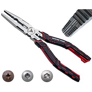 VAMPLIERS 7.5" Stripped Screw Extractor Needle Nose Pliers Made in Japan