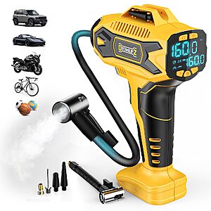Portable 160PSI Tire Inflator for Dewalt 20V Battery - $29.99 After coupon