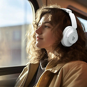 Tronsmart Q20 Active Noise Cancelling Over-Ear Bluetooth Headphones w/ 60H Playtime (White) $14.99 + Free Shipping