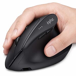 INPHIC X9 Pro Ergonomic Wireless Mouse 12800DPI Rechargeable Vertical Mouse $12.9