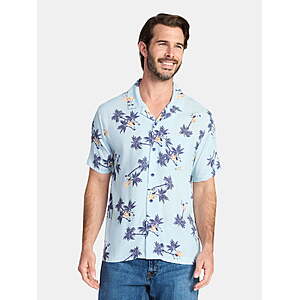 Bluey Men's and Big Men's Graphic Button-Up Shirt (Sizes S-5XL) $3.90 + Free S&H w/ Walmart+ or $35+