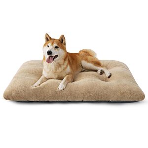 35x23" Bedsure Washable Dog Crate Pillow/Bed (Brown, L-Crate) $12.99 + Free Shipping w/ Prime or on $35+