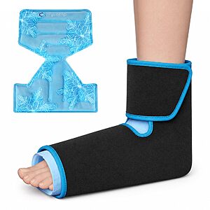 Comfytemp Ankle Ice Pack Wrap, Hot & Cold Gel Pack, Adjustable Fit - $19.79 AC