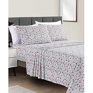 Fairfield Square Collection Microfiber Solid or Printed Sheet Set (Various) From $7.99, King $17.99 + Free Store Pickup at Macy's or Free S/H on $39+