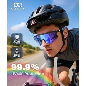 QALLY Polarized Sport Sunglasses - $9.49 - $12.49 After coupon