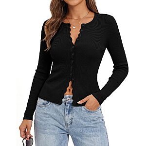 GRACE KARIN Womens Cropped Cardigan $13.99