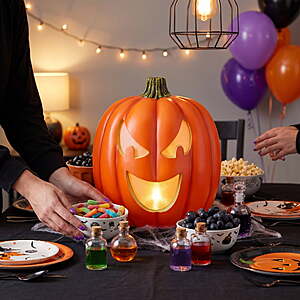Way To Celebrate Animated Jack-o'-Lantern Halloween Décor, 22 in, Plastic Pumpkin $20