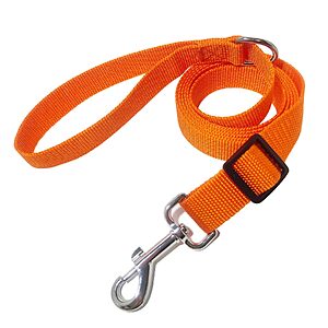 10' MANDAO Adjustable Nylon Dog Leash (Orange) $3.84 & more + Free Shipping w/ Prime or on $35+