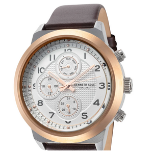 Kenneth Cole 47mm Silver Dial Men's Quartz Watch $25.5