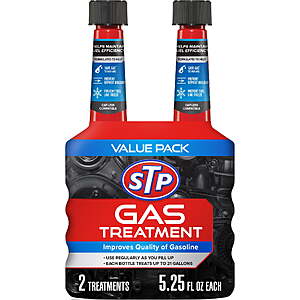 $5.13 get $1 Walmart Cash limit 5 STP Gas Treatment For Any Gasoline Engine - 5.25 fl oz (2 Count)