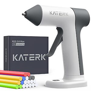 [Prime] Katerk Mini Cordless Hot Glue Gun Kit w/ Auto Shut-Off & 20 Glue Sticks $11.87 + Free Shipping