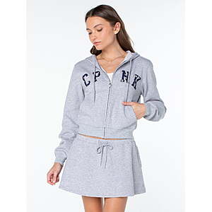 $8.25-$8.33, Celebrity Pink Women's Signature Zip Up Fleece Hoodie Sweatshirt, Walmart