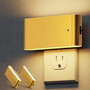 2-Count L LOHAS LED Plug-In Night Lights w/ Adjustable Brightness & Dusk-to-Dawn Sensor (Select Colors) $6.99 ($3.50 each) + Free Shipping w/ Prime or on $35+