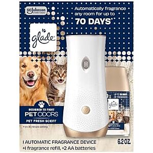 [SnS, AC] $5.63 | Glade Automatic Spray Refill Starter Kit, Pet Fresh Scent, 1 Holder + 1 Refill at Amazon