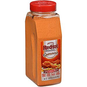 Frank's RedHot Original Cayenne Garlic Seasoning (21.2-Oz) $10.98 w/ S&S + Free Shipping w/ Prime or on $35+