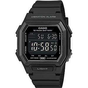 $37.31* | Casio W-738H Series LED Digital Sports Watch w/ 10-Year Battery Life (Black) at Amazon